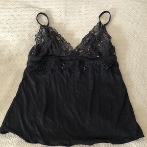 Victoria Secret Angels sheer lace cami top